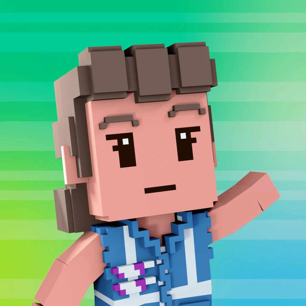 Pirate #1426 voxel render