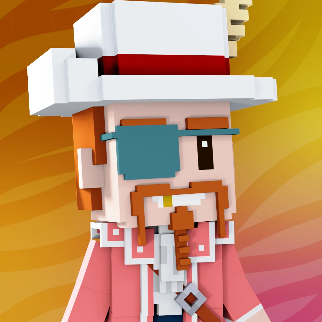 Pirate #143 voxel render
