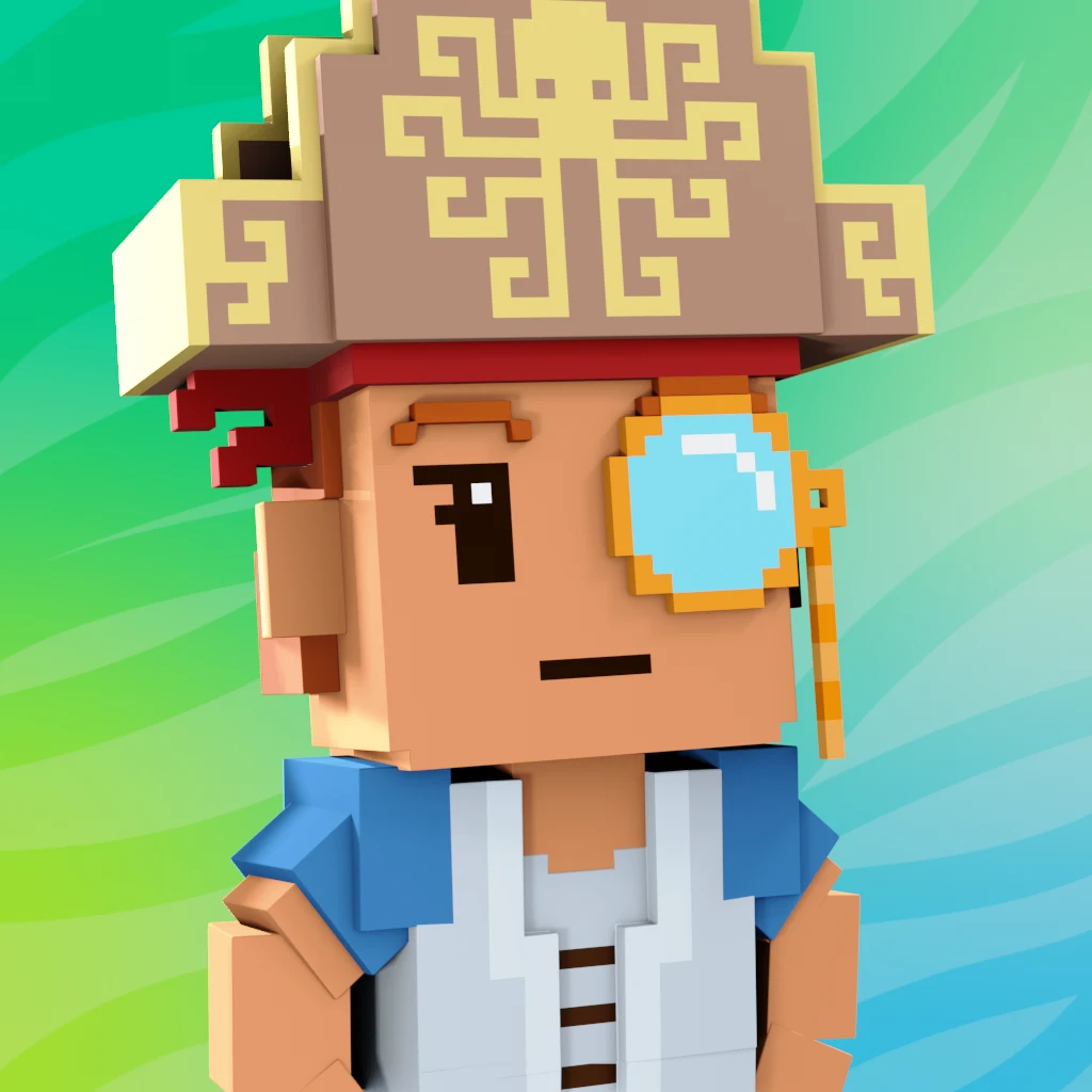 Pirate #1430 voxel render