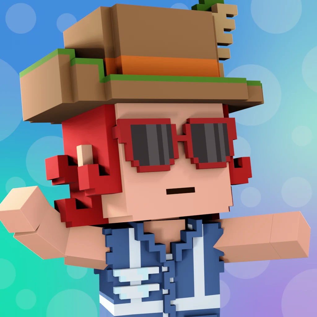 Pirate #1431 voxel render