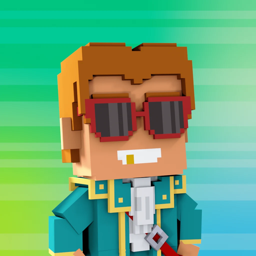 Pirate #1432 voxel render