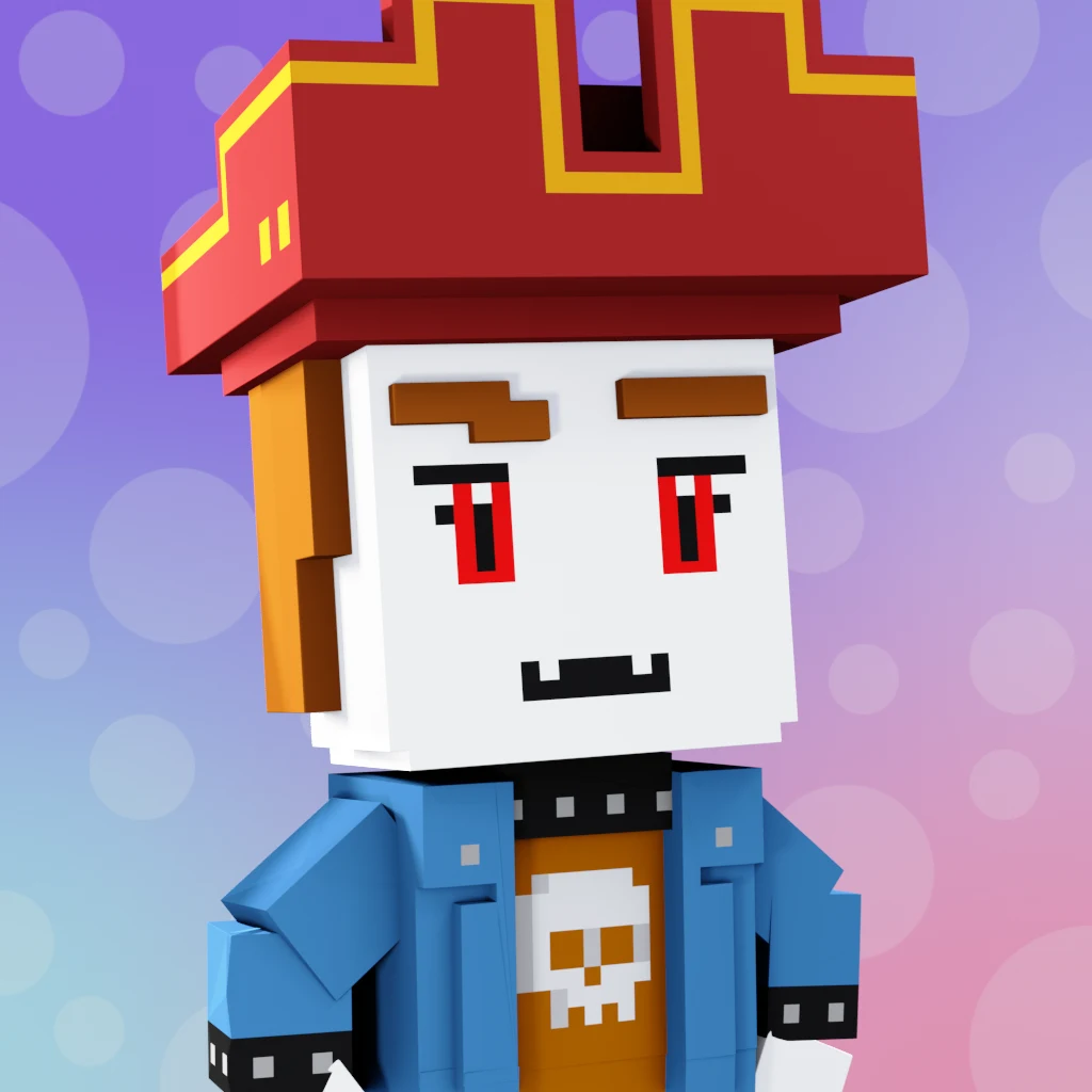 Pirate #1433 voxel render
