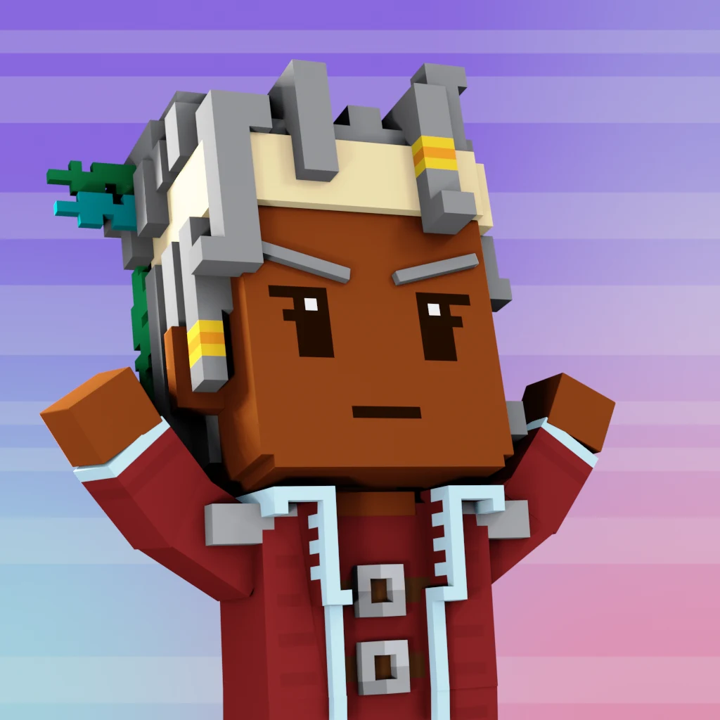 Pirate #1435 voxel render