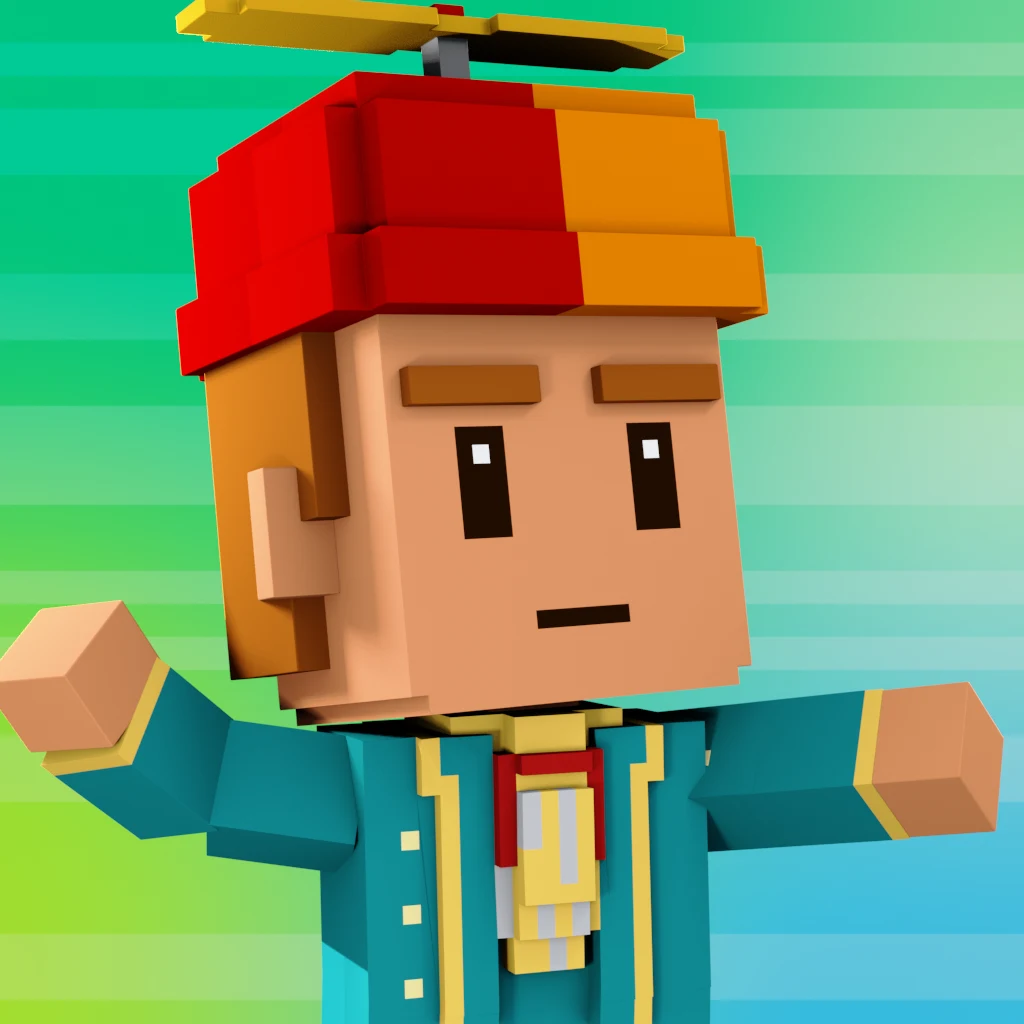 Pirate #1436 voxel render