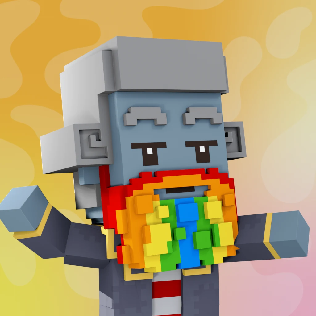 Pirate #1438 voxel render
