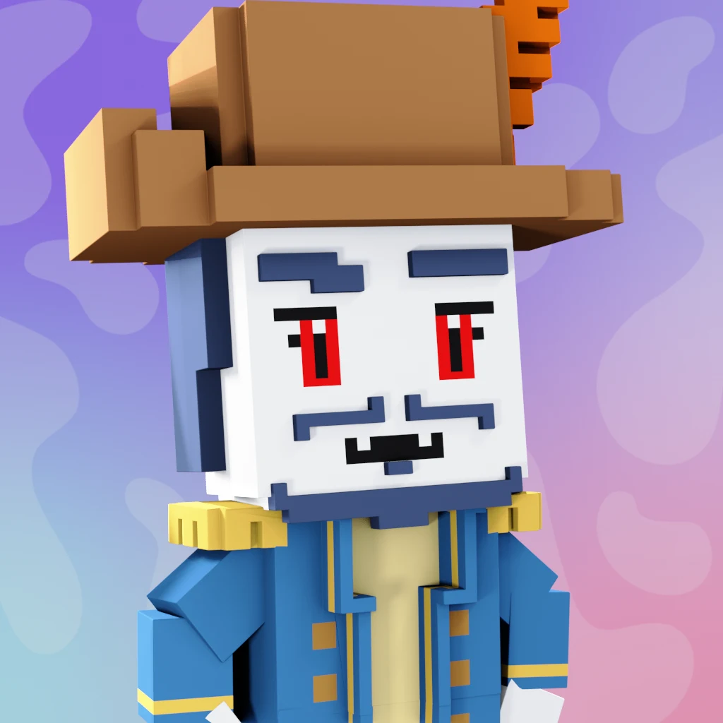 Pirate #1439 voxel render