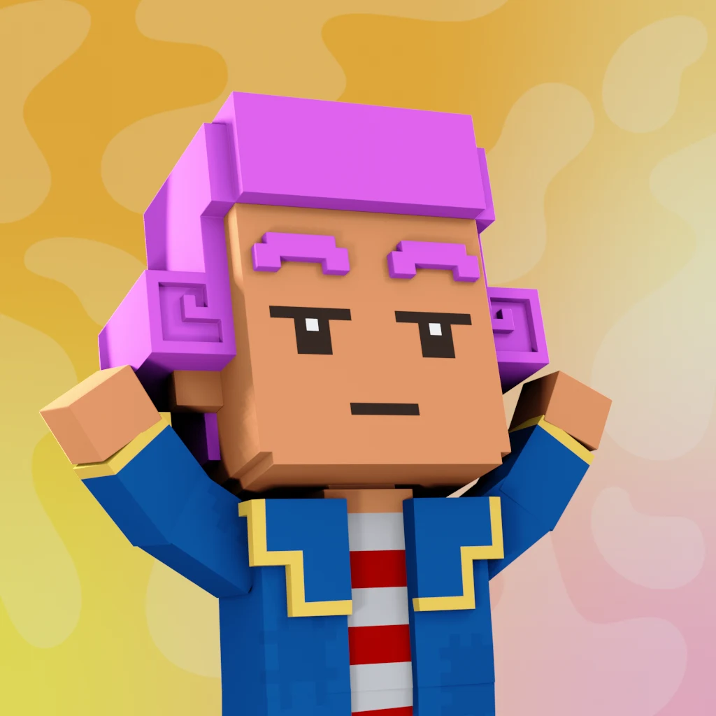 Pirate #144 voxel render