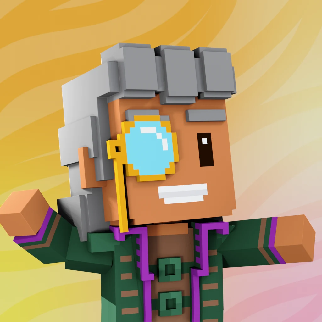 Pirate #1441 voxel render