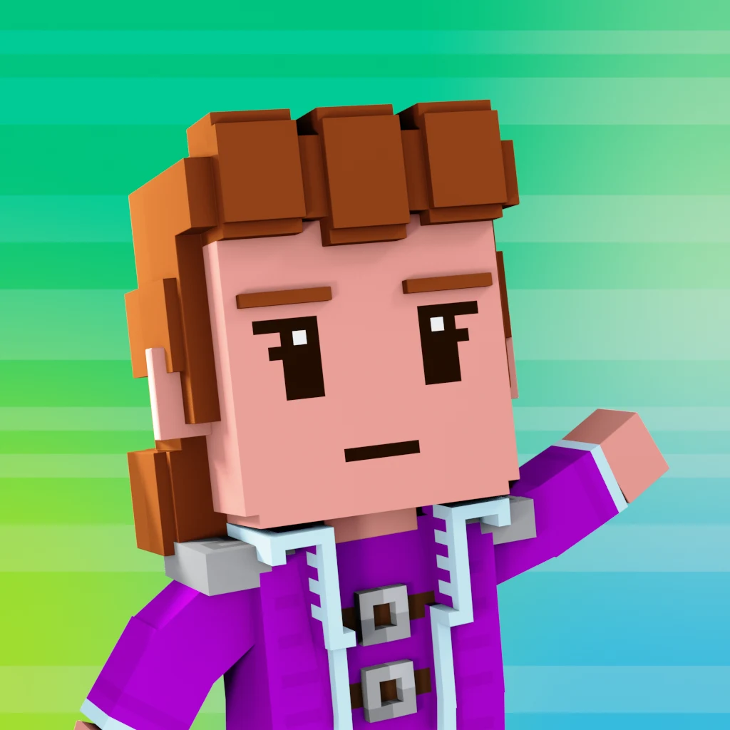 Pirate #1446 voxel render