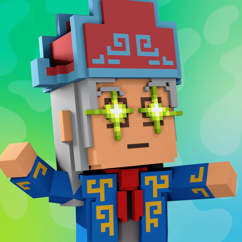 Pirate #1448 voxel render
