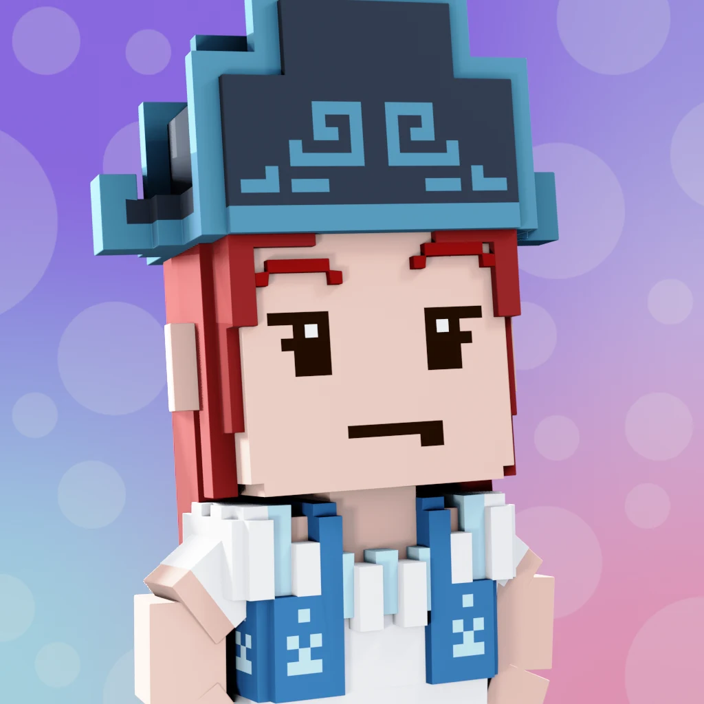 Pirate #1449 voxel render
