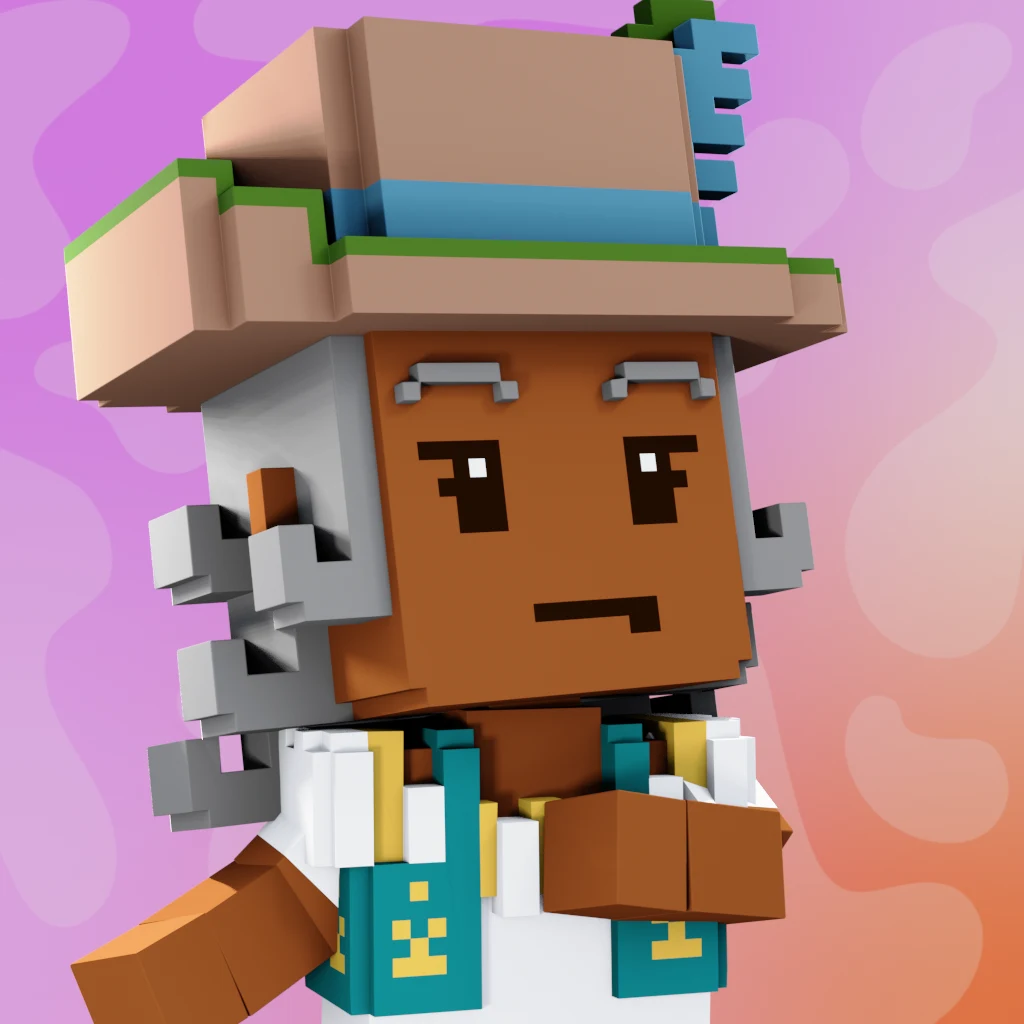 Pirate #145 voxel render