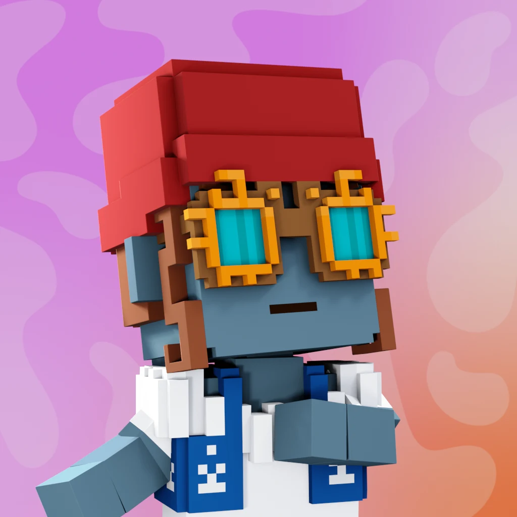 Pirate #1455 voxel render