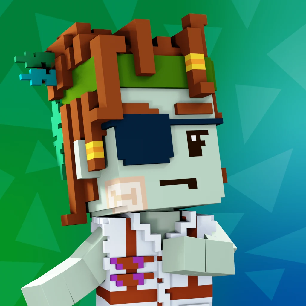 Pirate #1456 voxel render