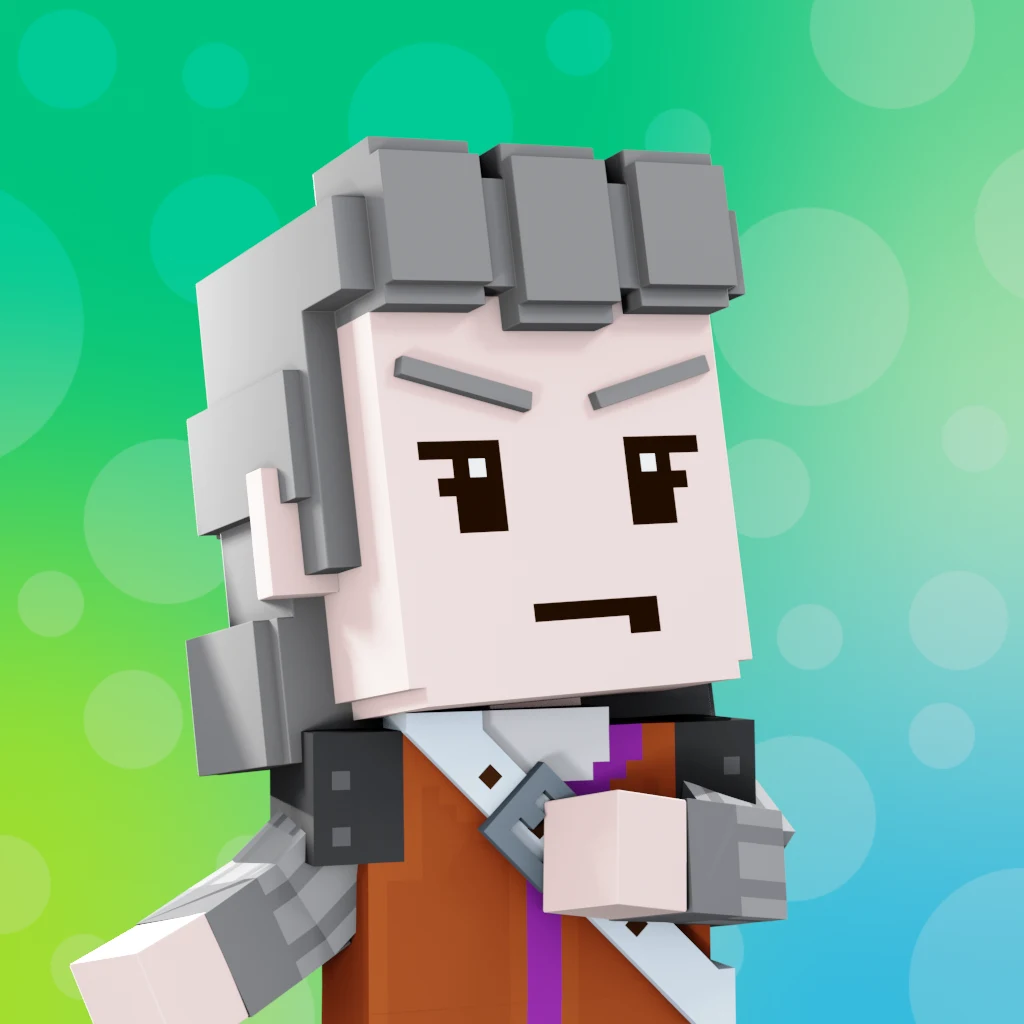 Pirate #1459 voxel render