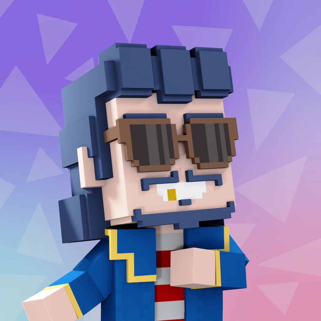 Pirate #1460 voxel render