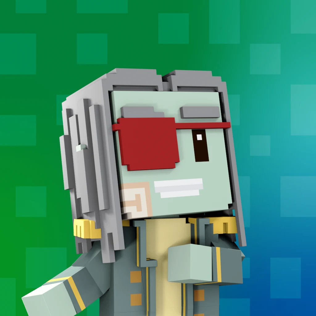 Pirate #1463 voxel render
