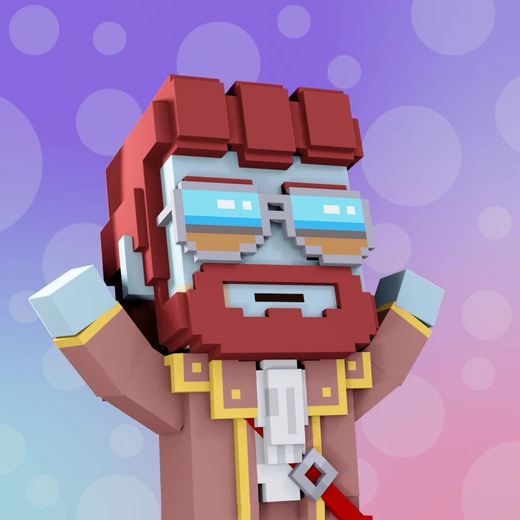Pirate #1468 voxel render