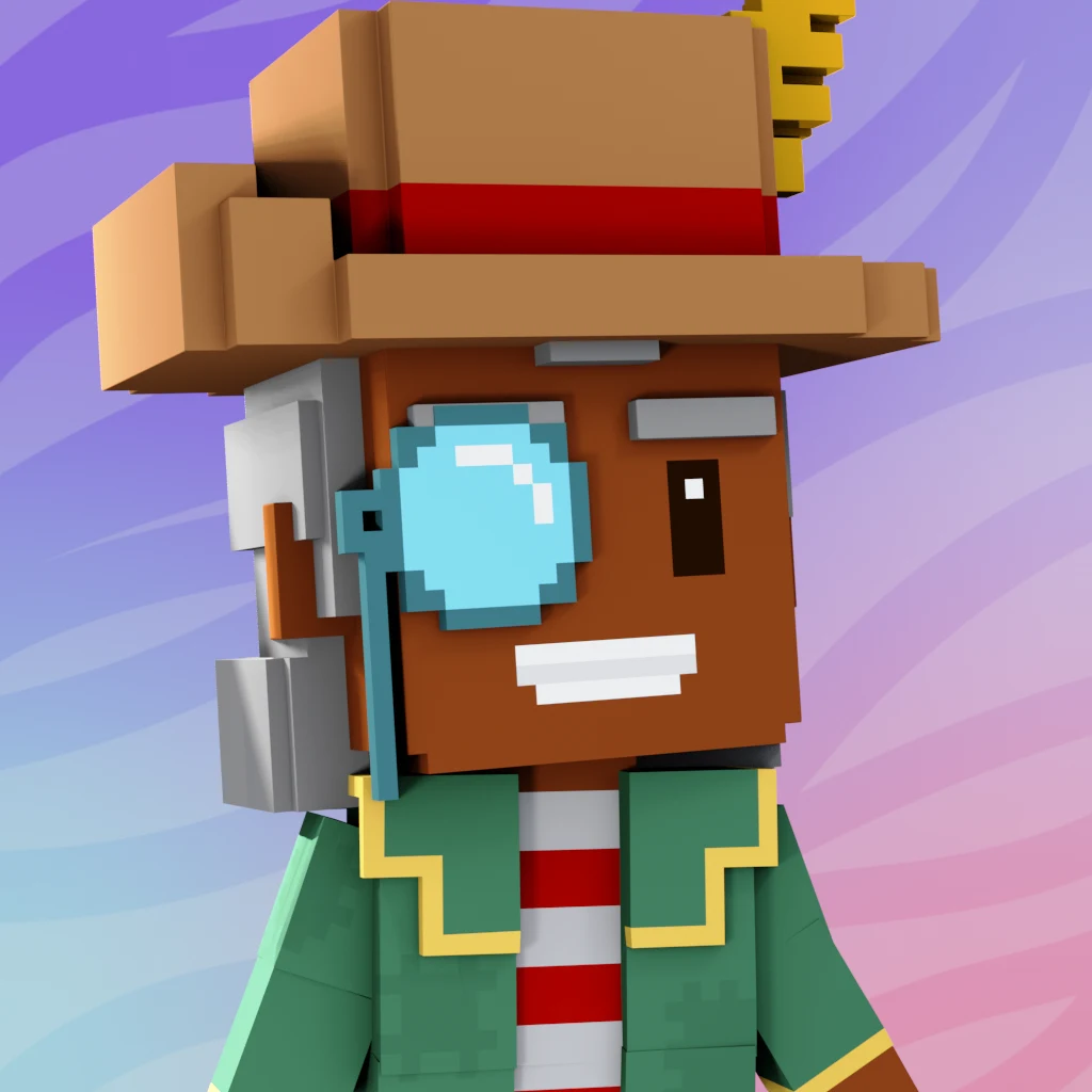 Pirate #147 voxel render