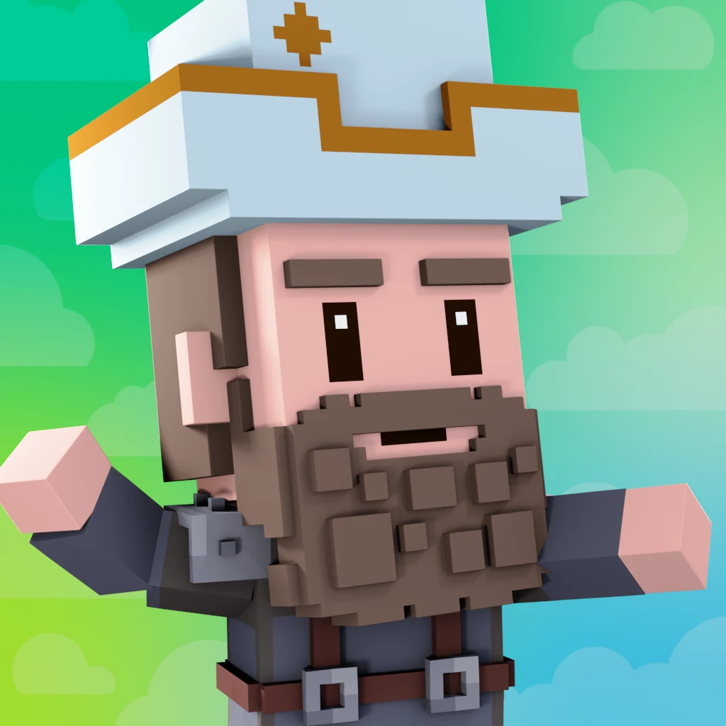 Pirate #1470 voxel render