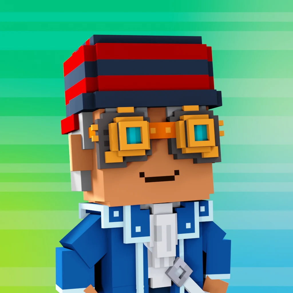 Pirate #1473 voxel render