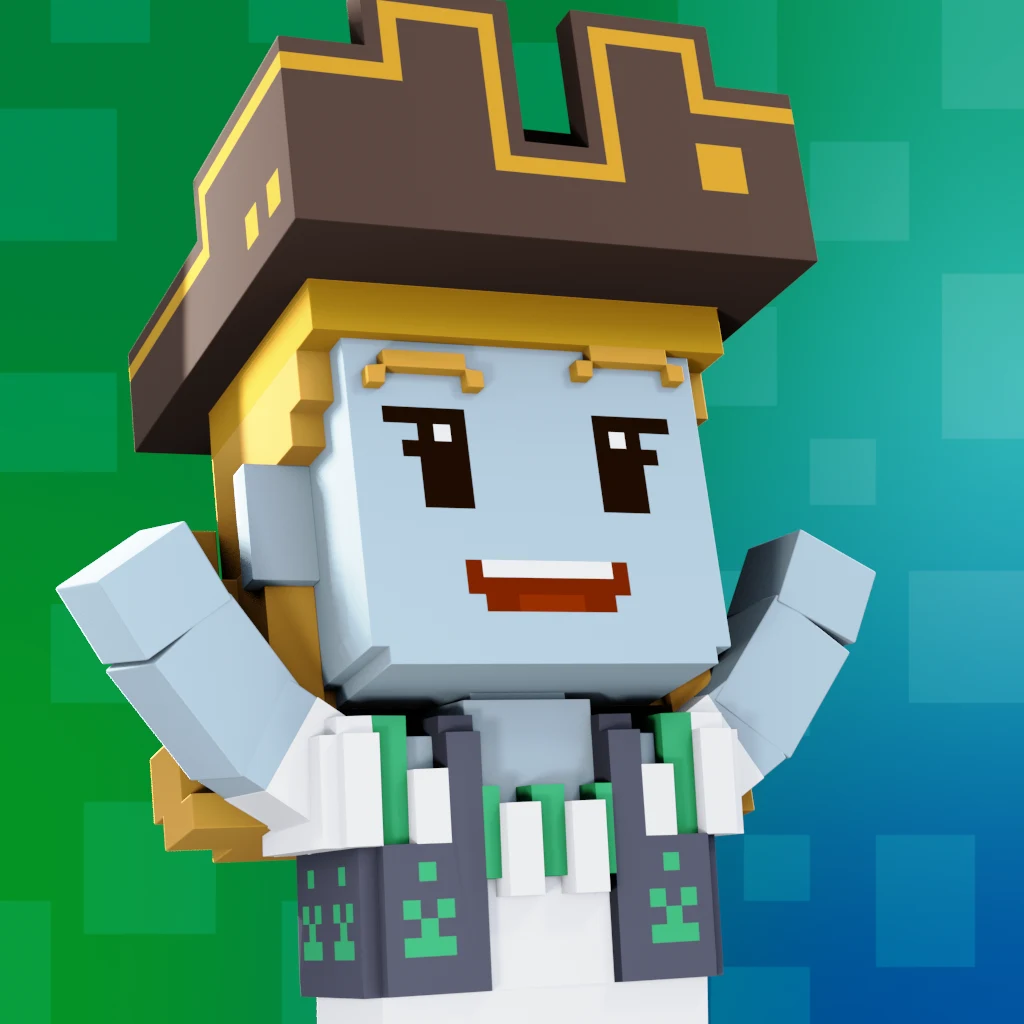 Pirate #1474 voxel render