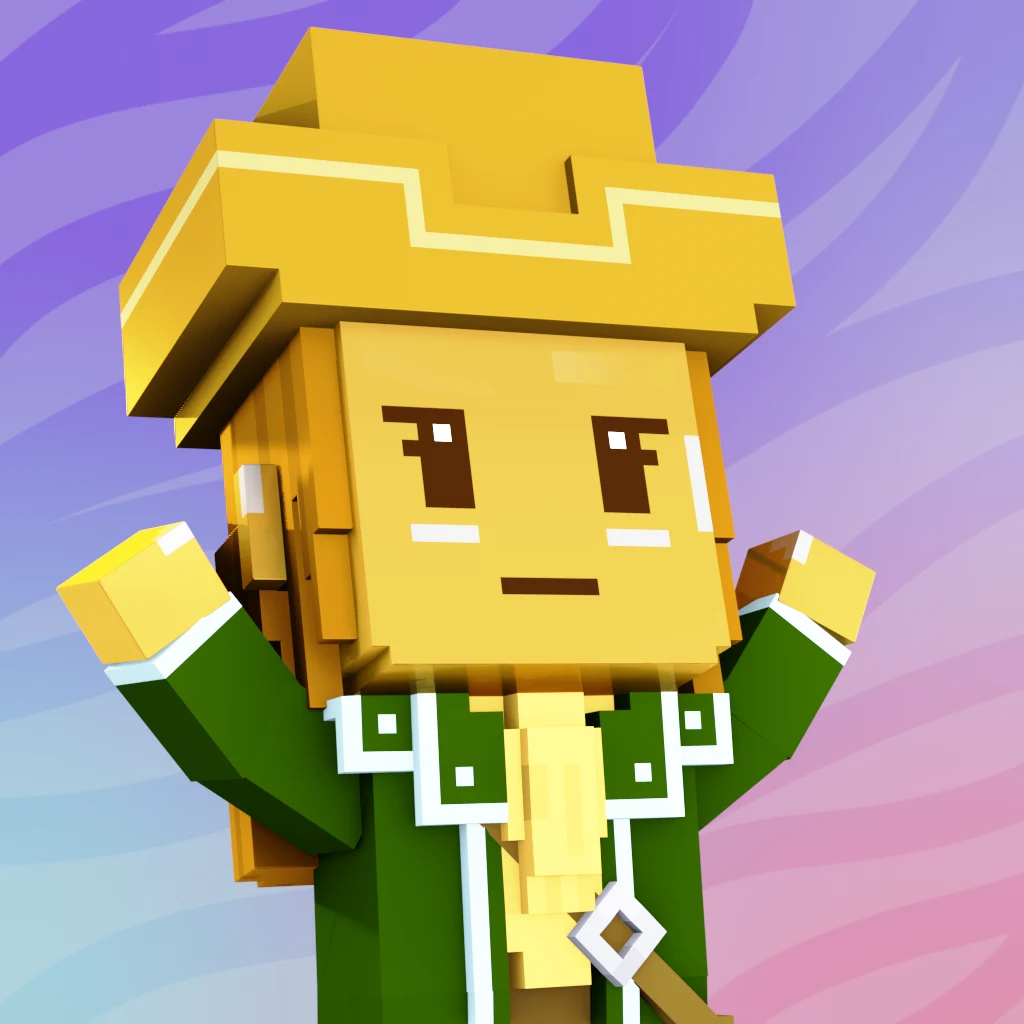 Pirate #1475 voxel render