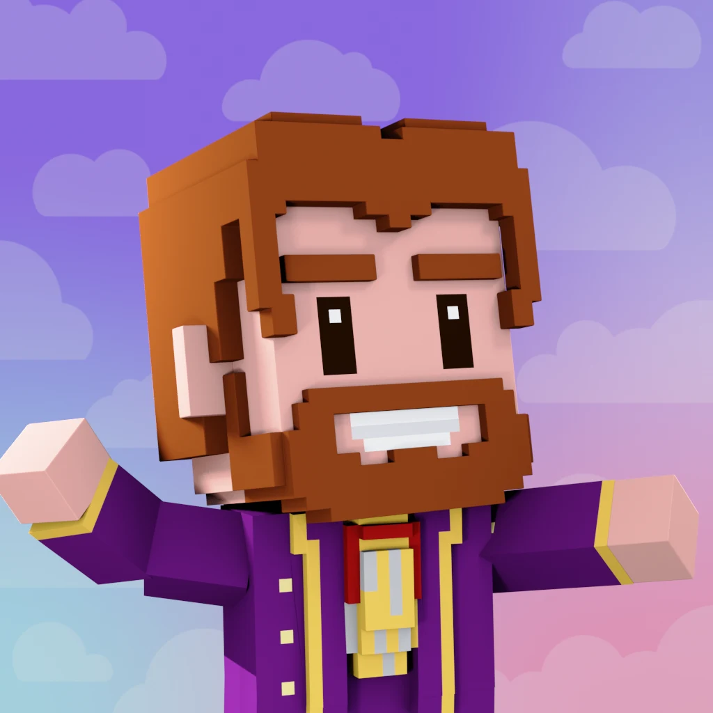 Pirate #1481 voxel render