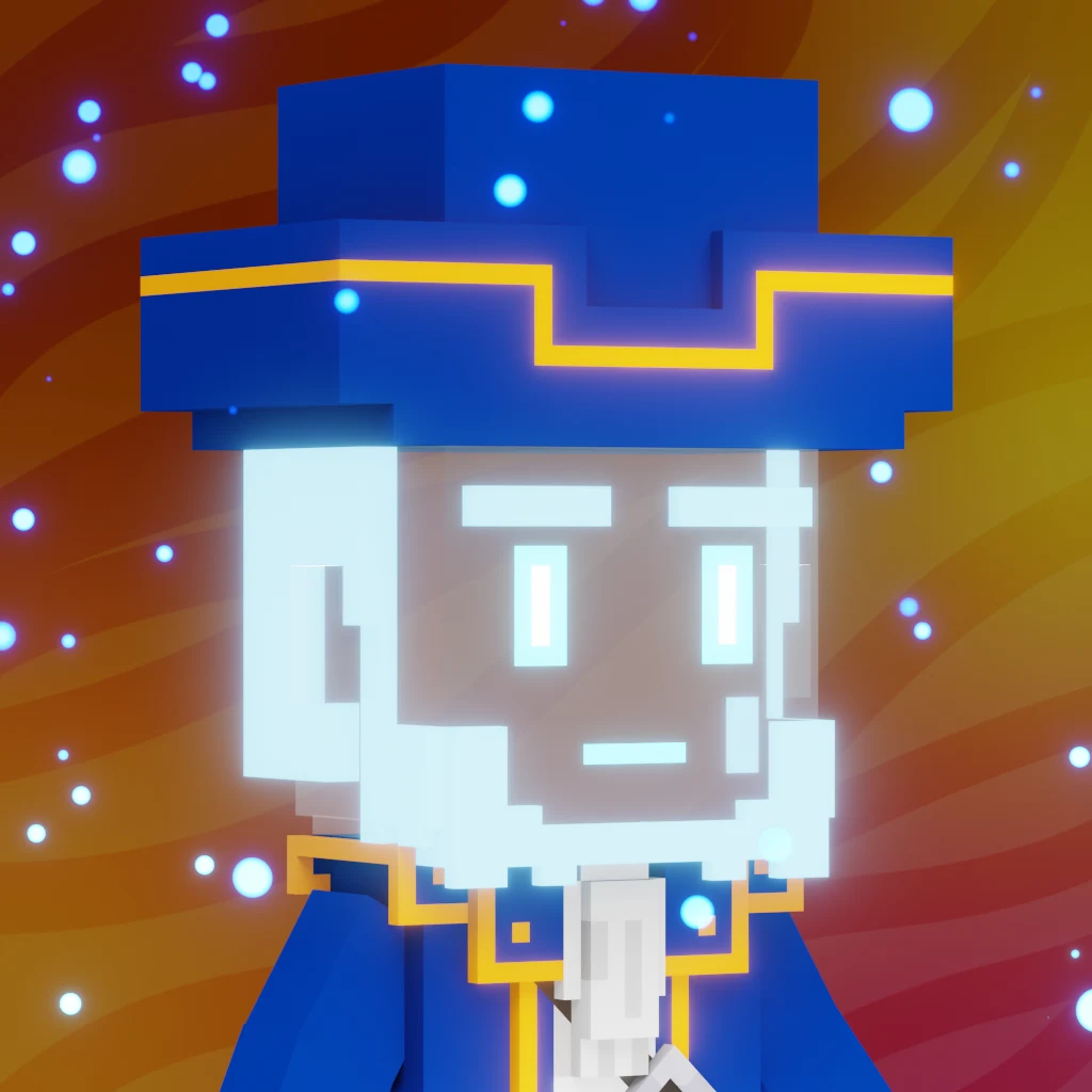 Pirate #1482 voxel render