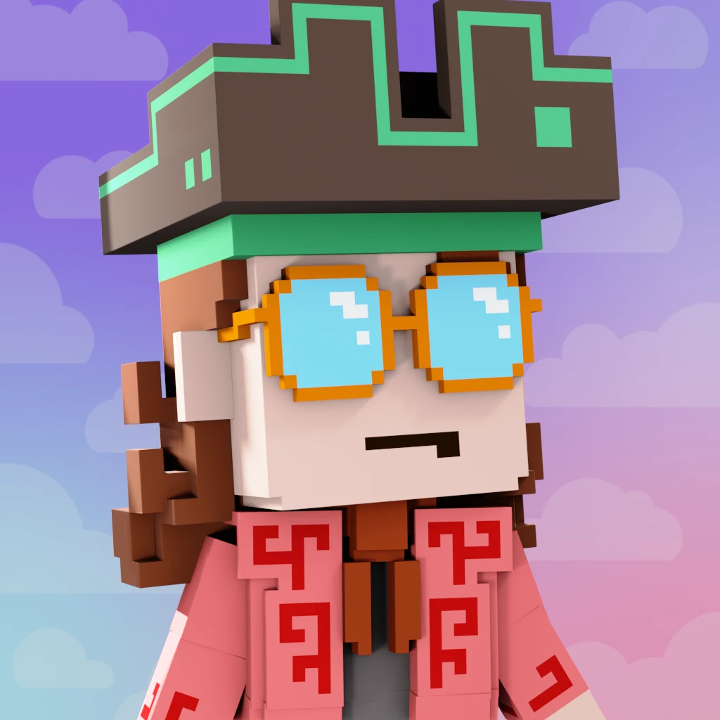Pirate #1487 voxel render