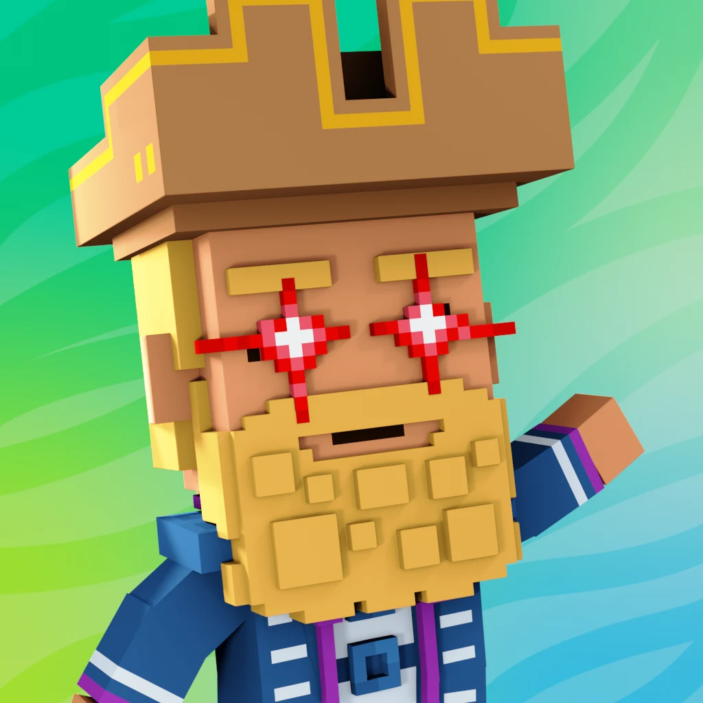Pirate #1489 voxel render