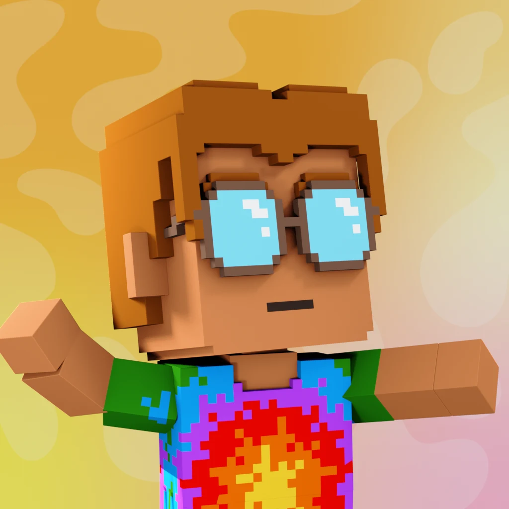 Pirate #1493 voxel render
