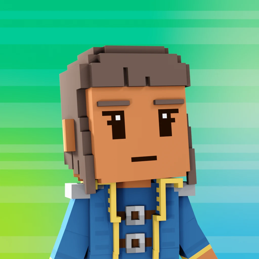 Pirate #1501 voxel render
