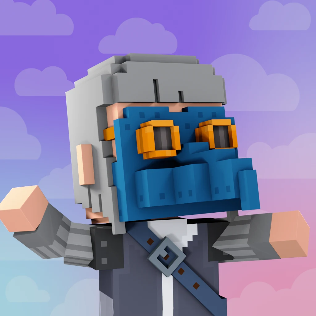 Pirate #1503 voxel render