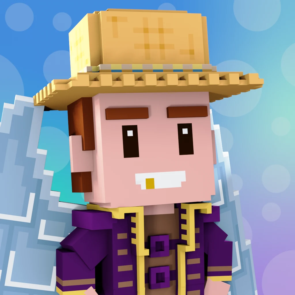 Pirate #1505 voxel render