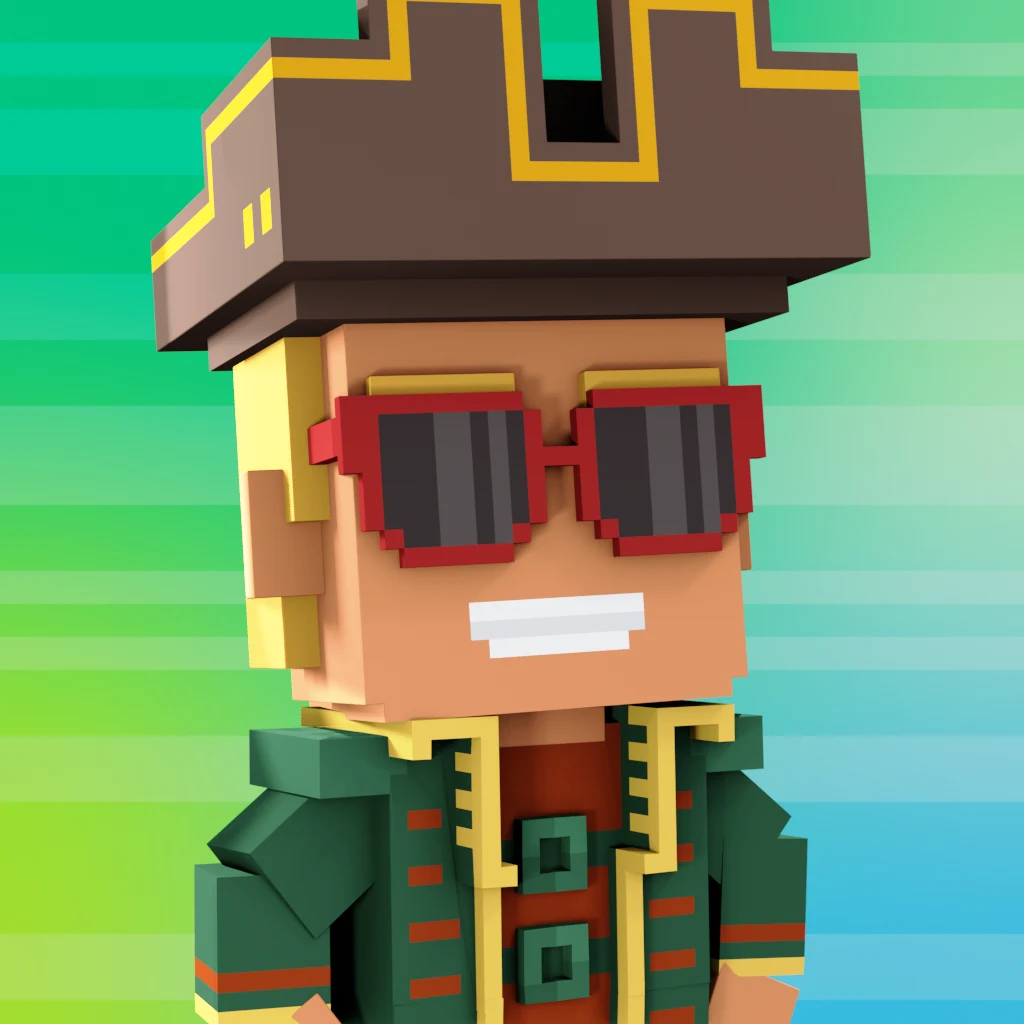 Pirate #1512 voxel render