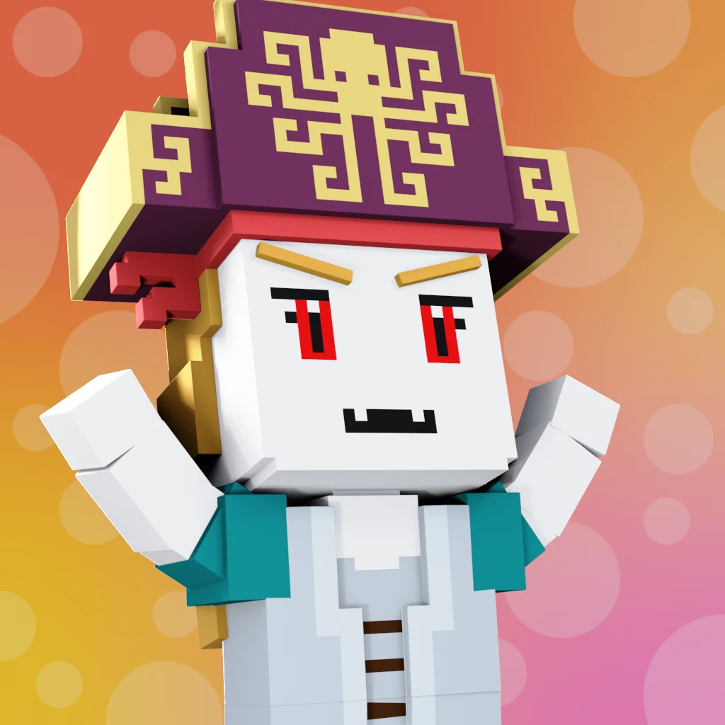 Pirate #1518 voxel render