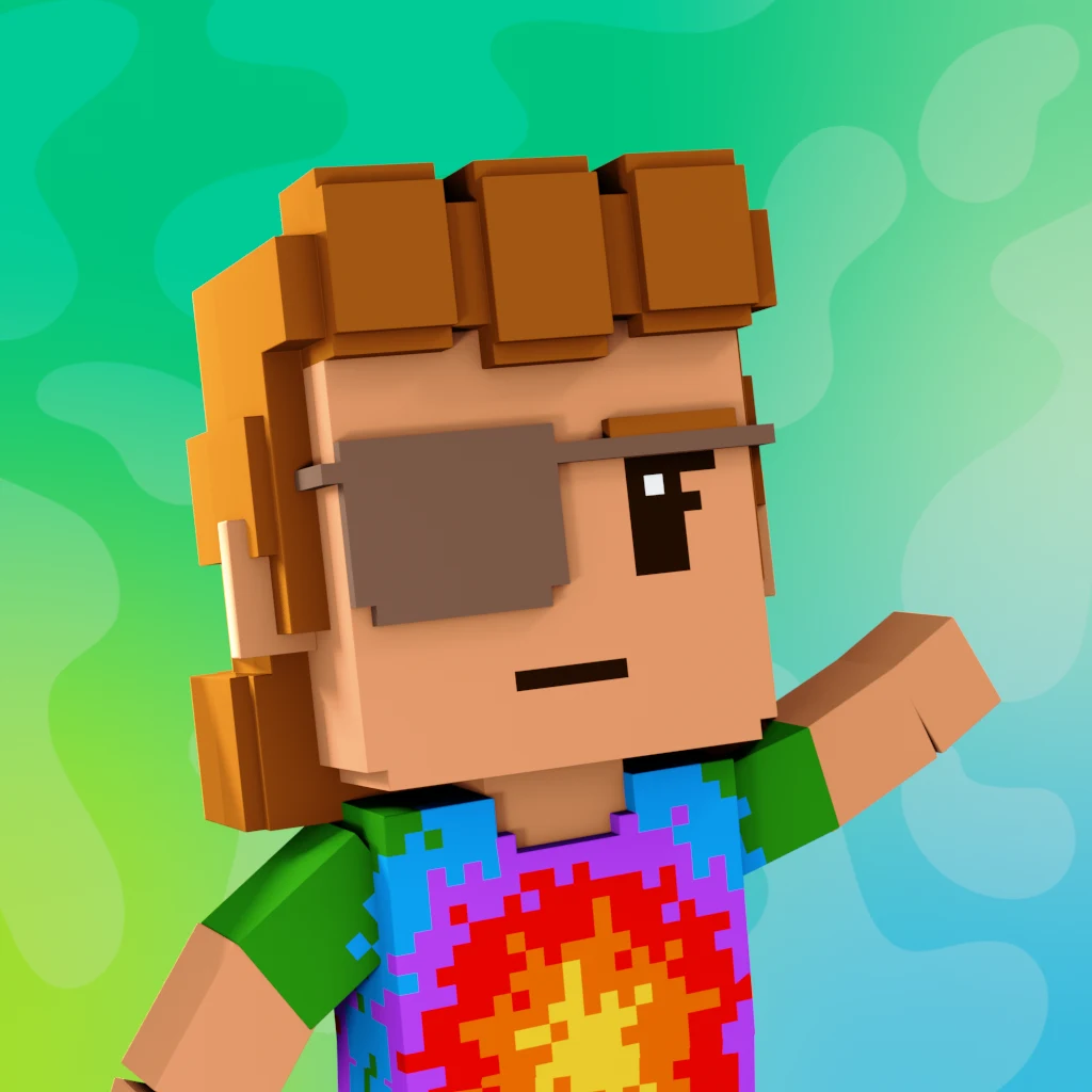 Pirate #152 voxel render