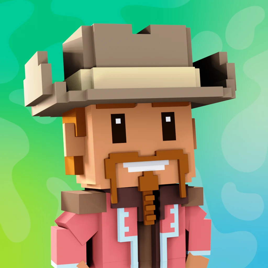 Pirate #1524 voxel render