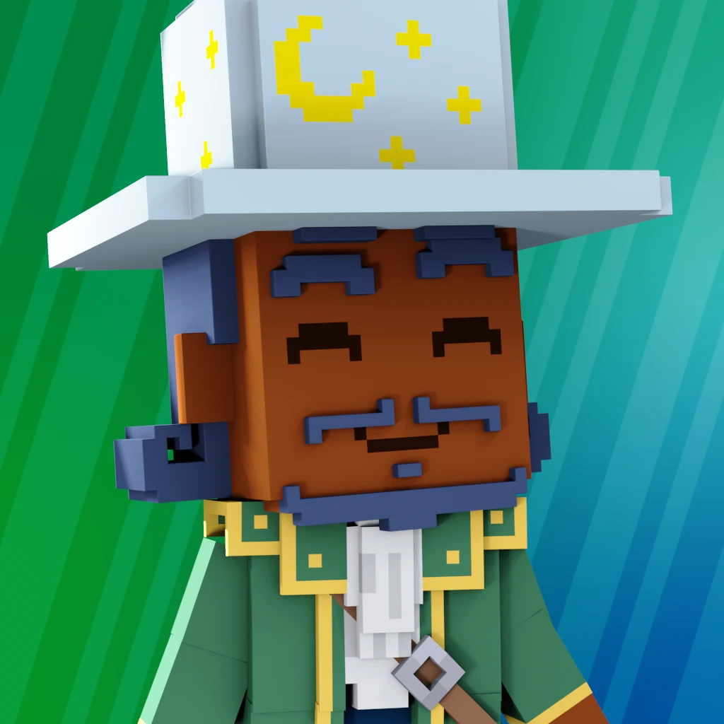 Pirate #1527 voxel render