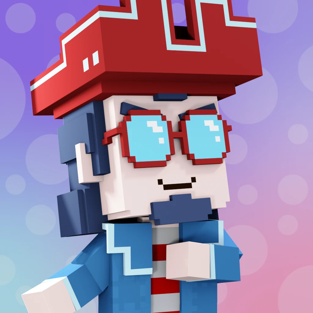 Pirate #1528 voxel render