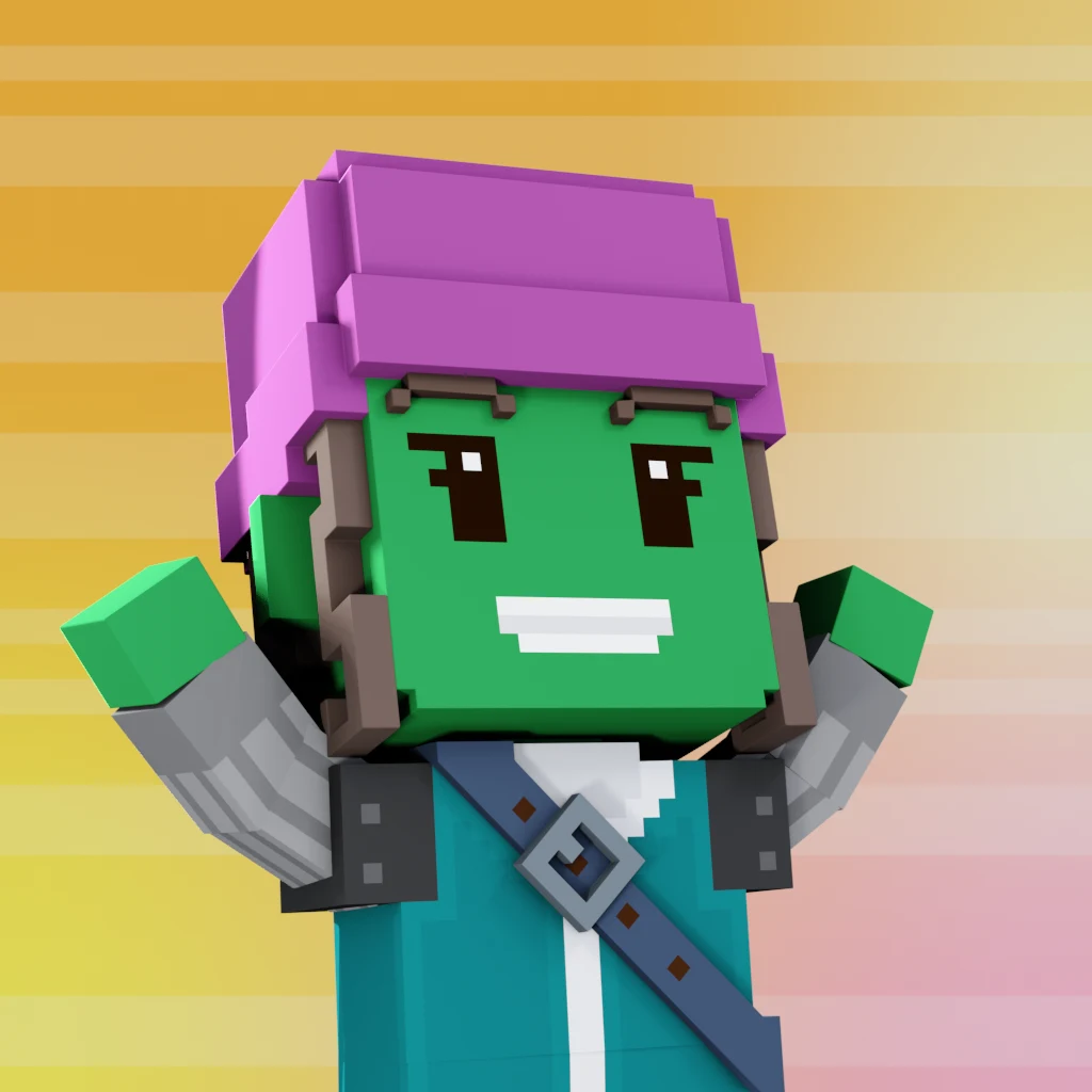 Pirate #1530 voxel render