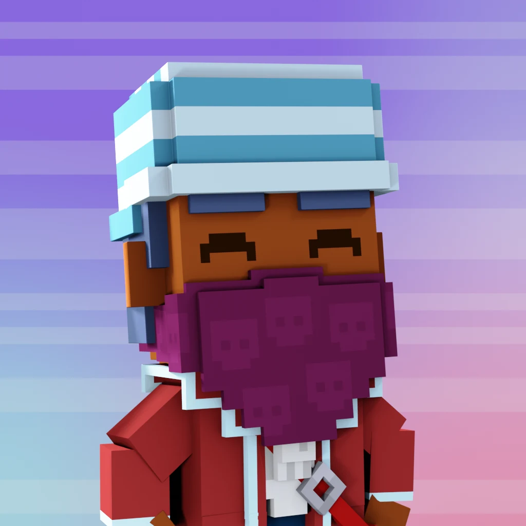 Pirate #1533 voxel render
