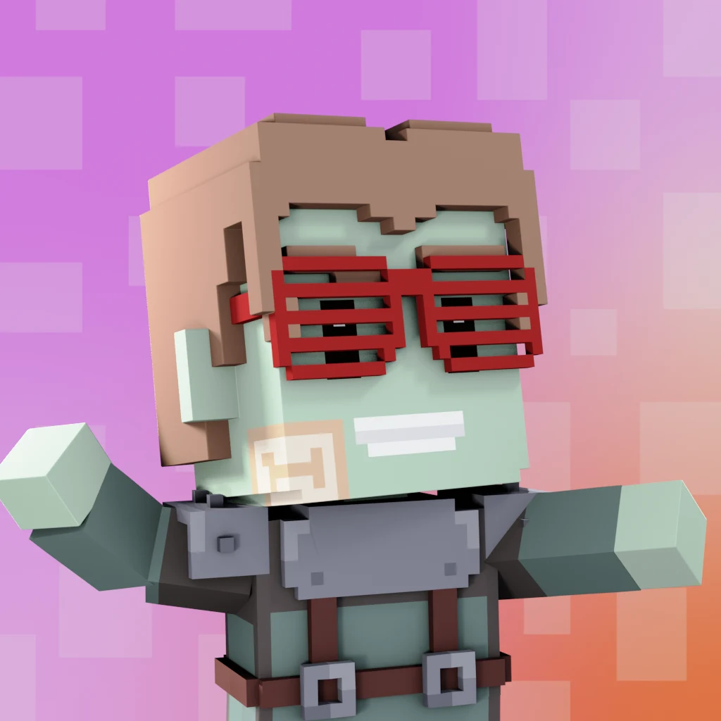 Pirate #1534 voxel render