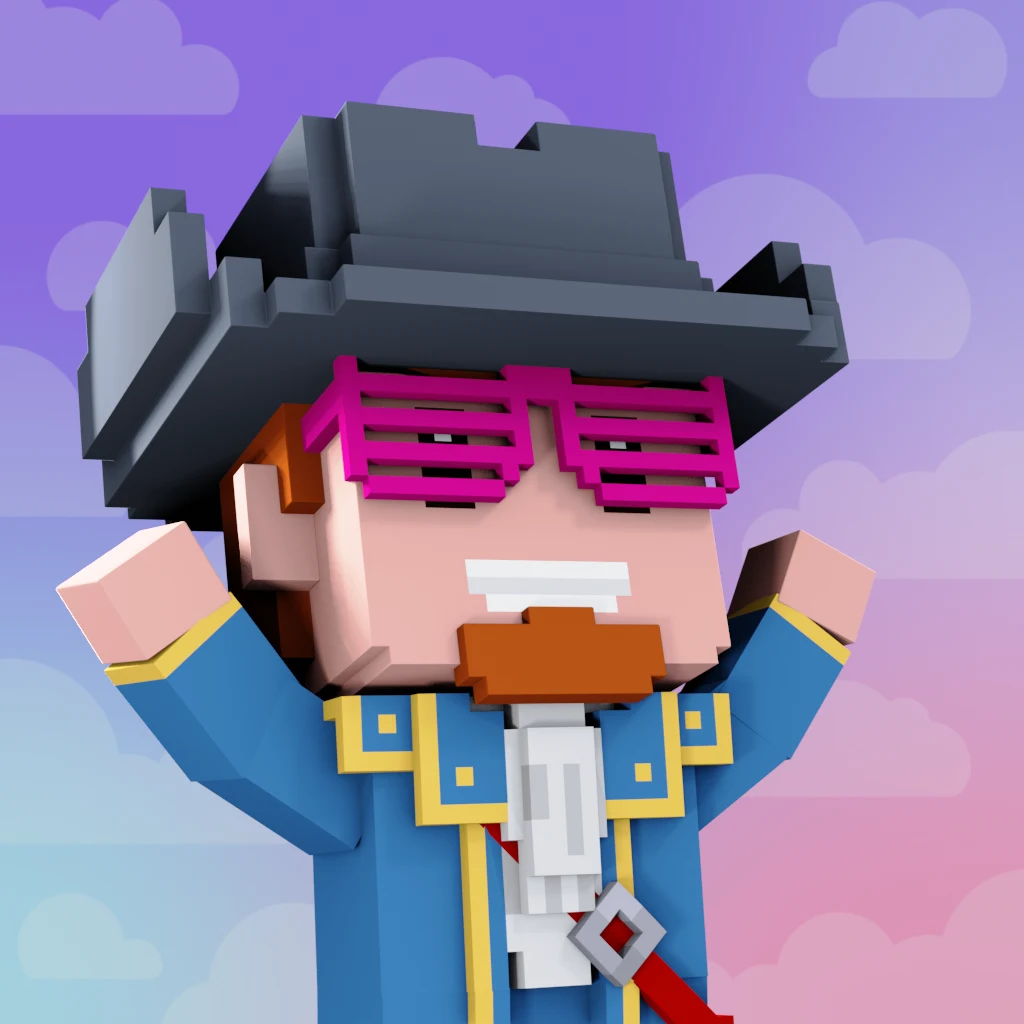 Pirate #1537 voxel render
