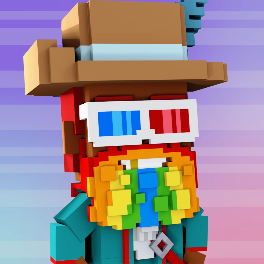 Pirate #1539 voxel render