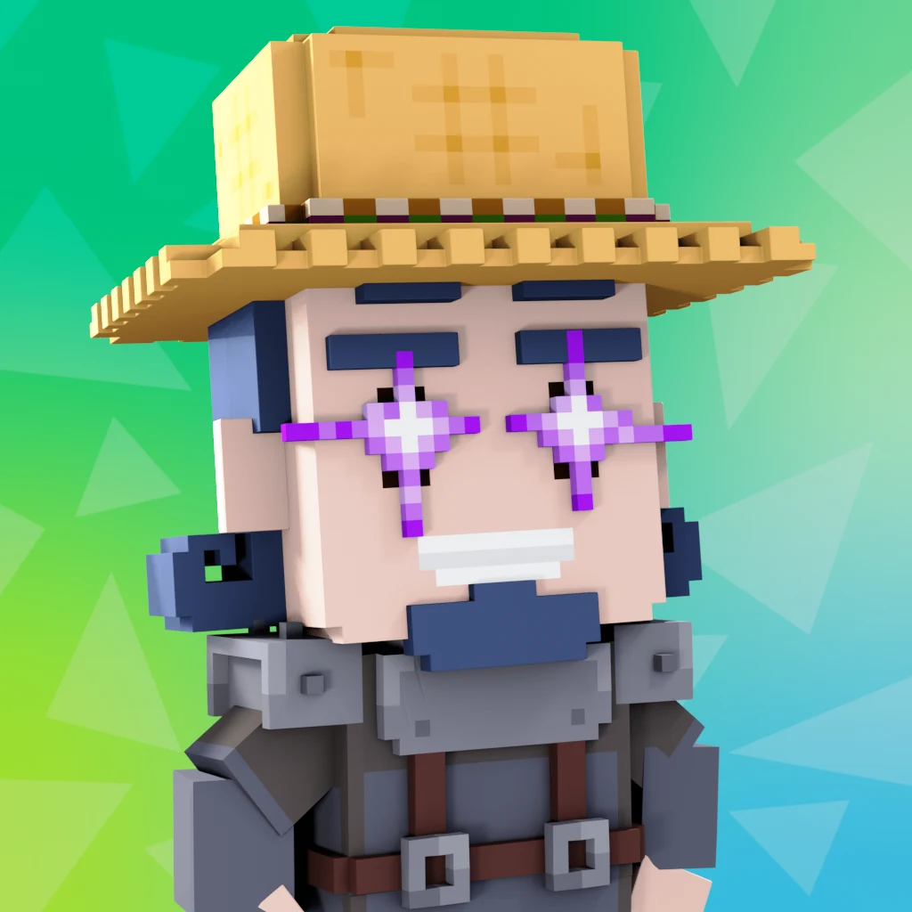 Pirate #1541 voxel render