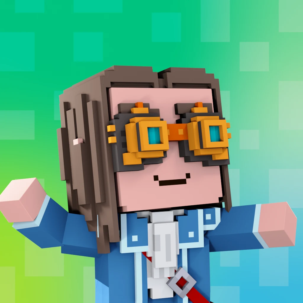 Pirate #1542 voxel render