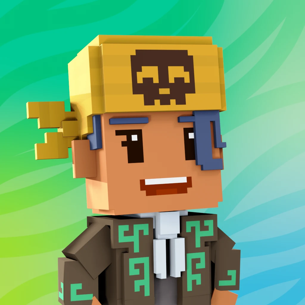Pirate #1544 voxel render