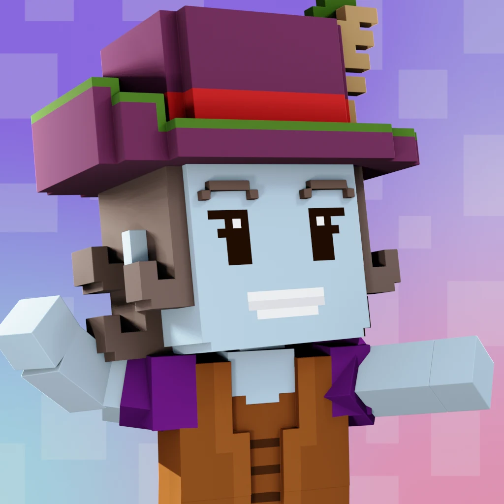 Pirate #1546 voxel render